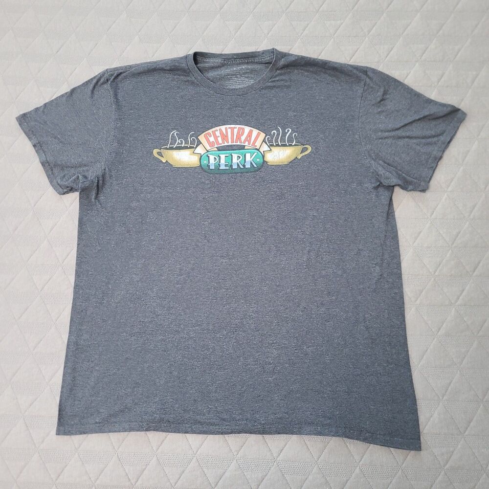 Friends Central Perk Show Ross Rachel 90s Comedy T Shirt Mens Size XL Graphic